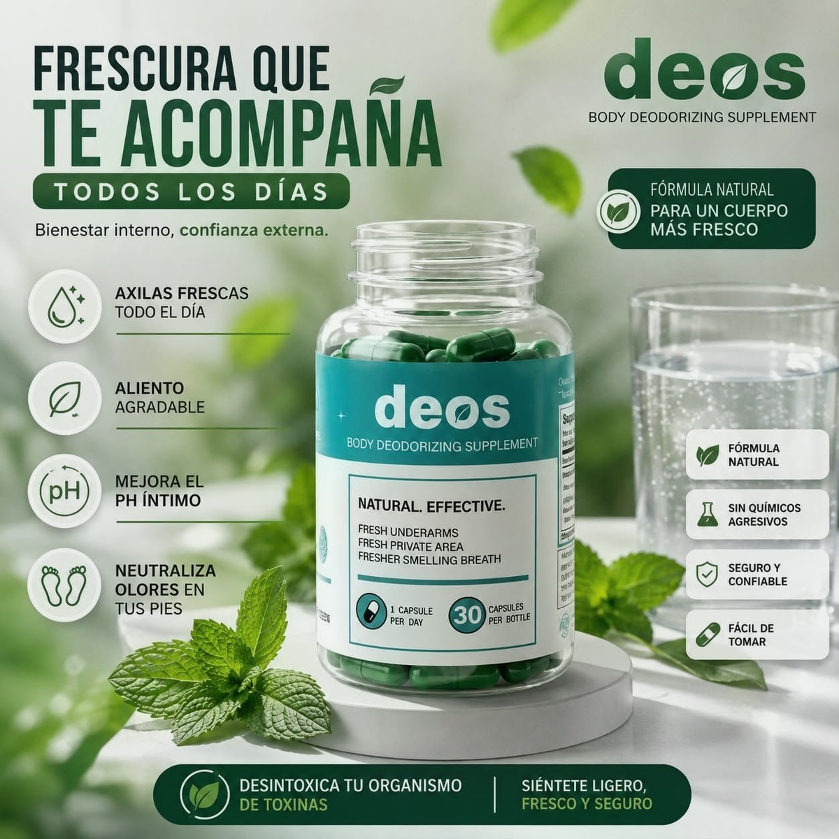 Deos – Body Deodorizing Supplement