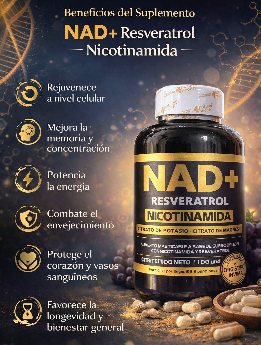 Nat + resveratrol